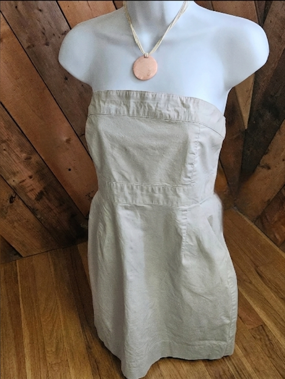 ​New York & Co Cotton Spring Mini Dress with Pockets Size 6